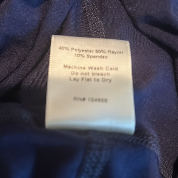 *BLUE* NWT, NUX, Womens, Revive Active LS Turtle Cowl Neck Top, Thumbholes - Picture 6 of 8